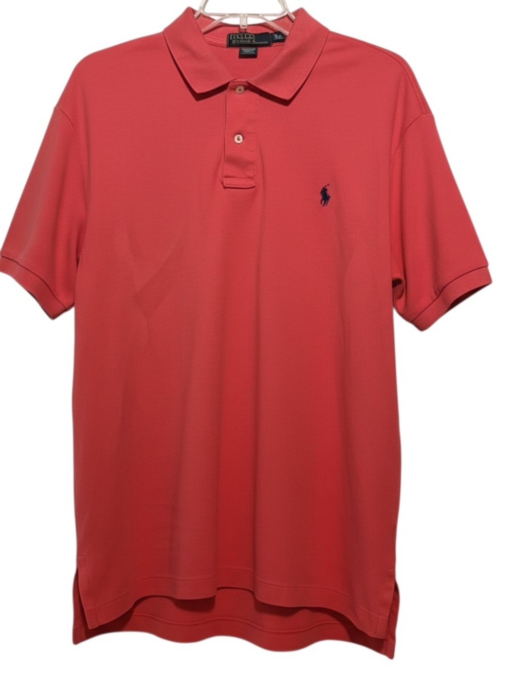 Polo Ralph Lauren Men's Classic Fit Cotton Polo Shirt Cranberry Black Pony XL